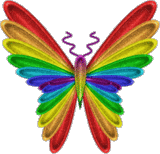 rainbow butterfly 2