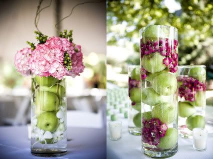 Pretty Green Apple Centerpieces Project Wedding Forums