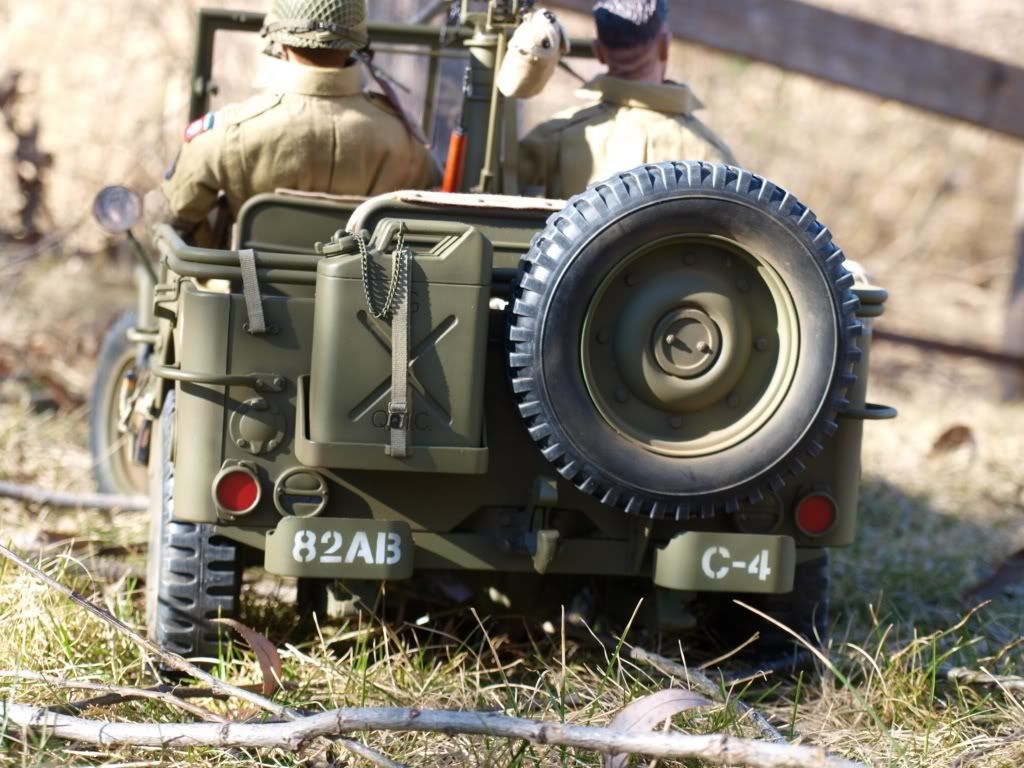 WWII 82nd AB ¼ ton truck - Sixth Army Group