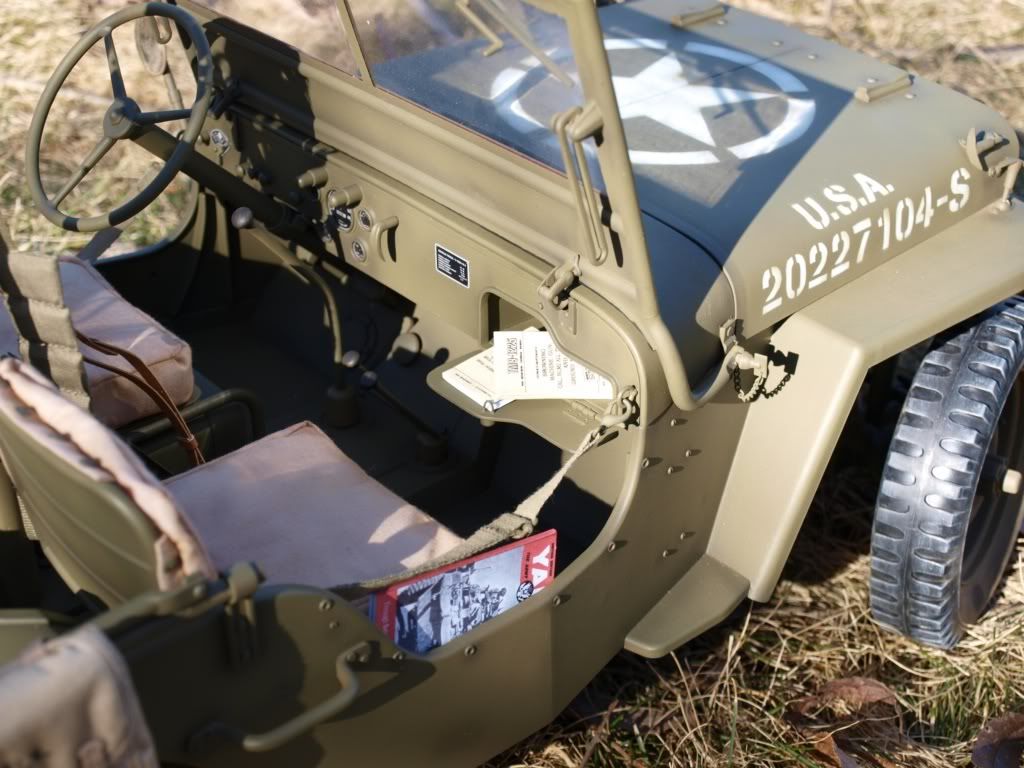 WWII 82nd AB ¼ ton truck - Sixth Army Group