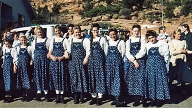 Some of the 78 wives of Warren Jeffs
