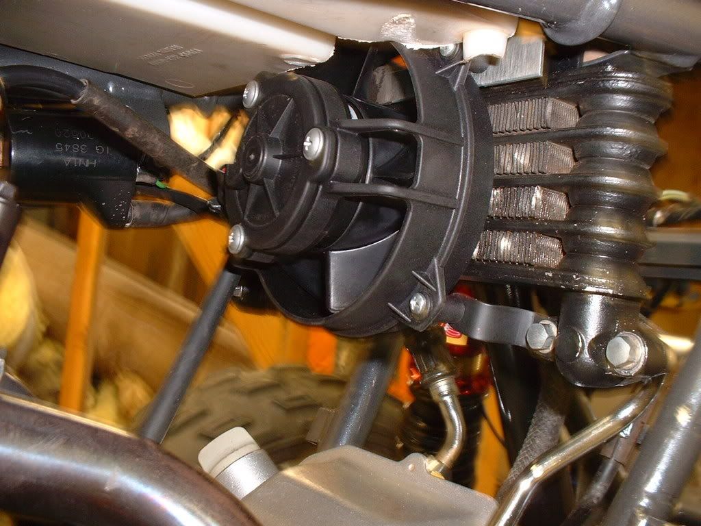 Honda 400ex oil cooler fan #2