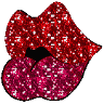 red plump lips