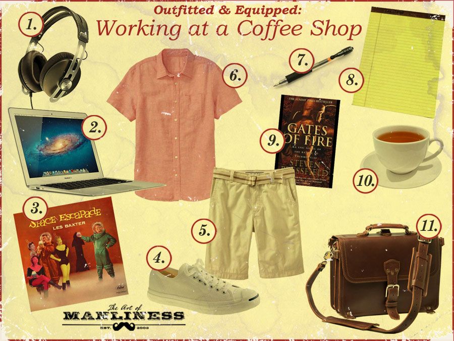 Những vật dụng bạn nên mang đi khi làm việc tại một quán cà phê