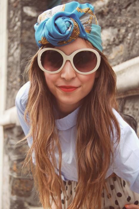 12 phong cách đẹp với turban trong mùa thu
