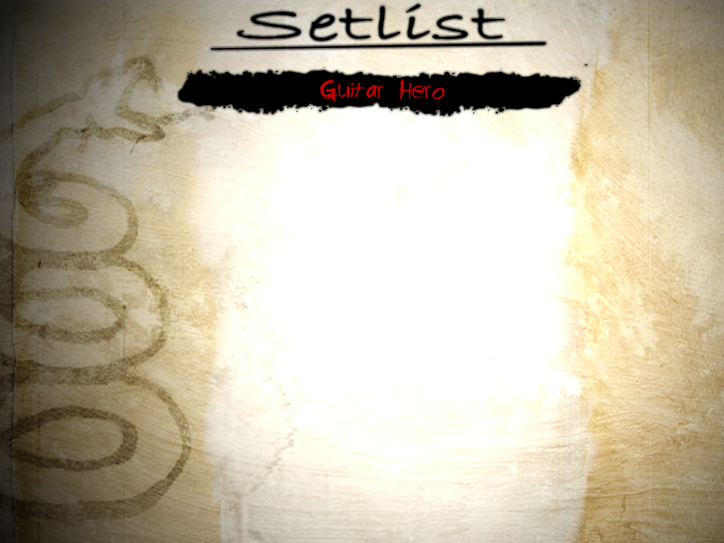 Guitar hero metallica setlist