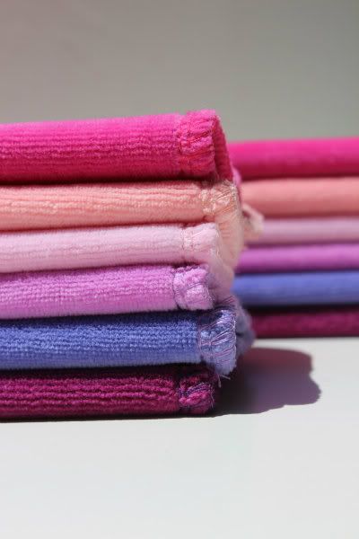 Sugar and Spice - Half Dozen Velour Solid Wipes Sugar and Spice - Half Dozen Velour Solid Wipes
