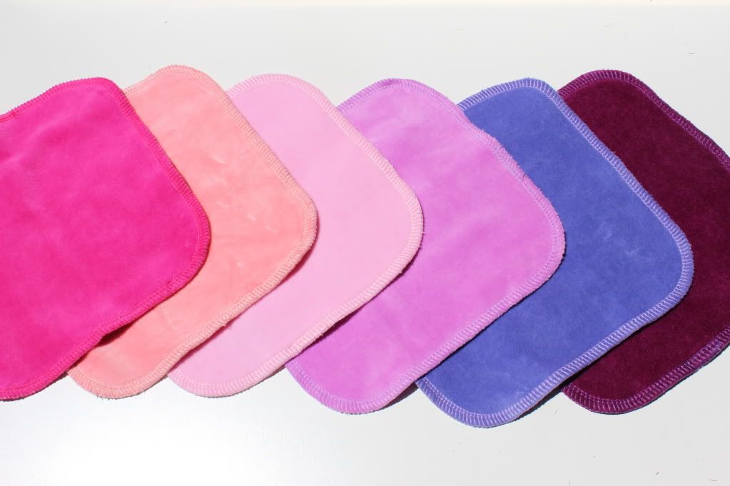 Sugar and Spice - Half Dozen Velour Solid Wipes Sugar and Spice - Half Dozen Velour Solid Wipes