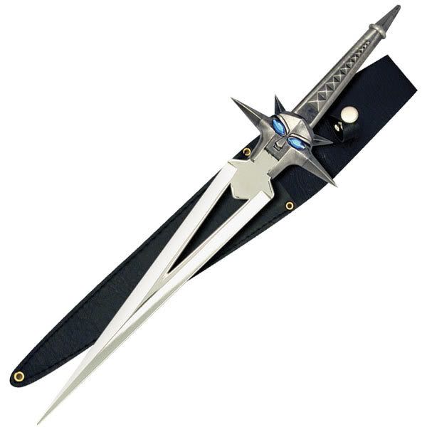 -Tools and or weapons- He carries a dagger that he calls “Devil's Glare”