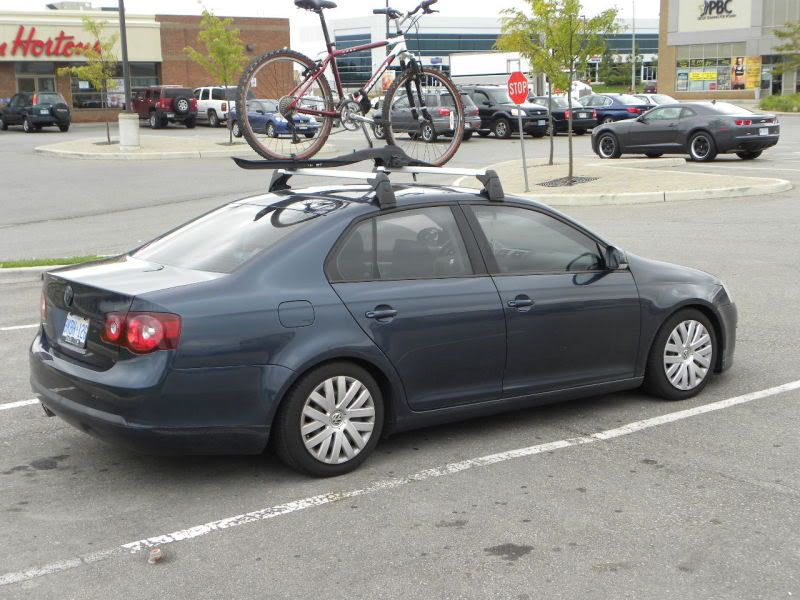 vw jetta bike roof rack