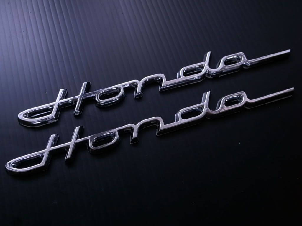 Chrome emblems honda #7