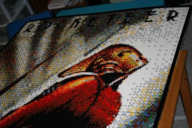 The Rocketeer Lego Mosaic