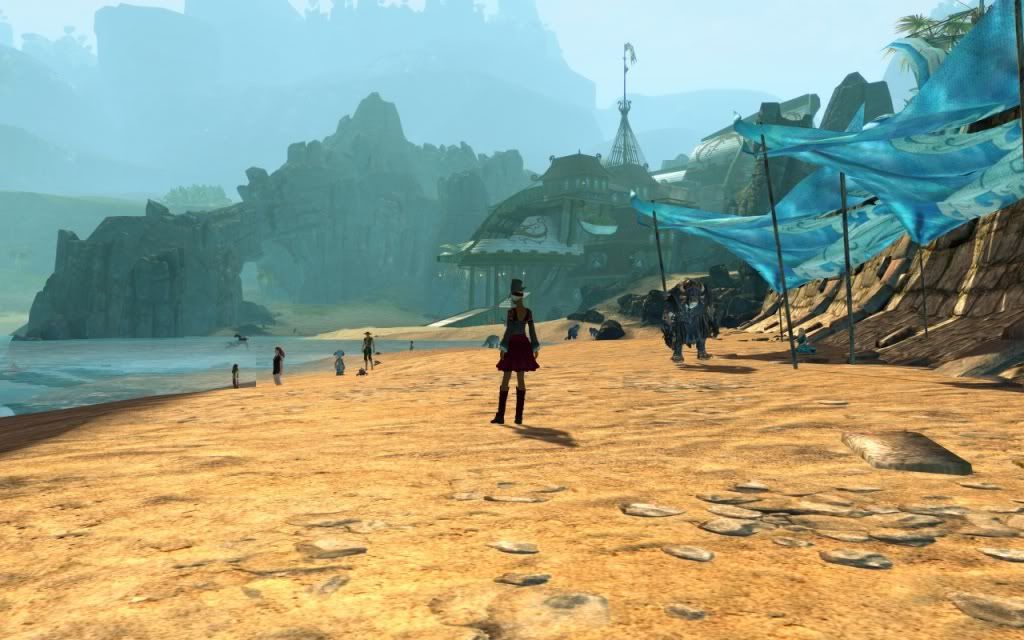 Day At The Beach, A day at the beach in Lion's Arch.