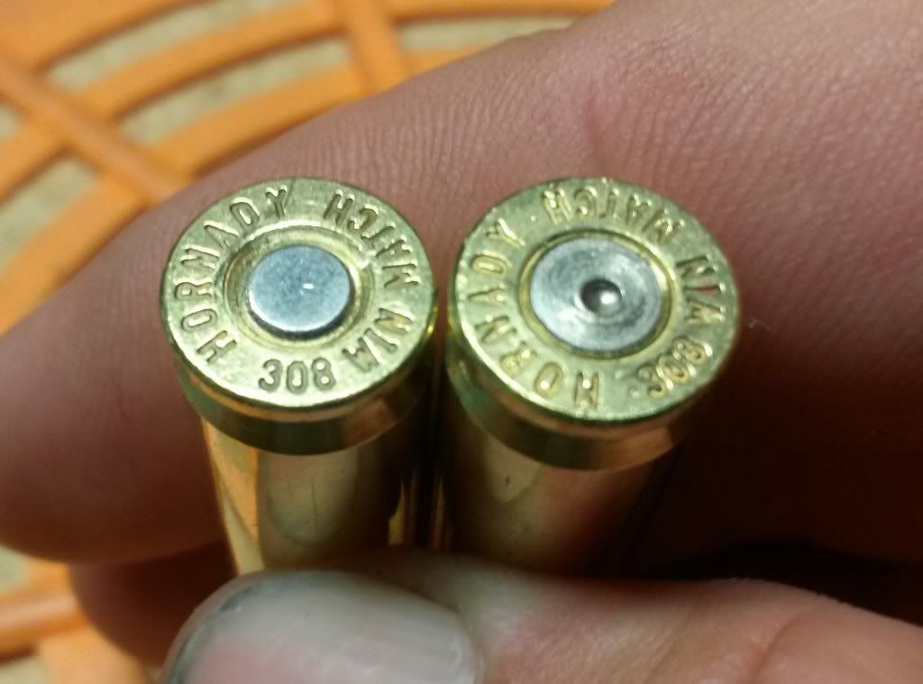 primers showing pressure signs?