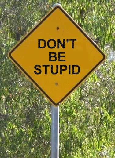 DontBeStupid.jpg stupid image by 7328294000