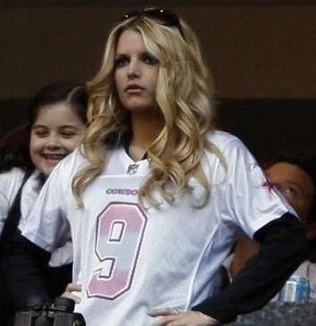 jessica simpson pink jersey cowboys romo If your anything like me, 