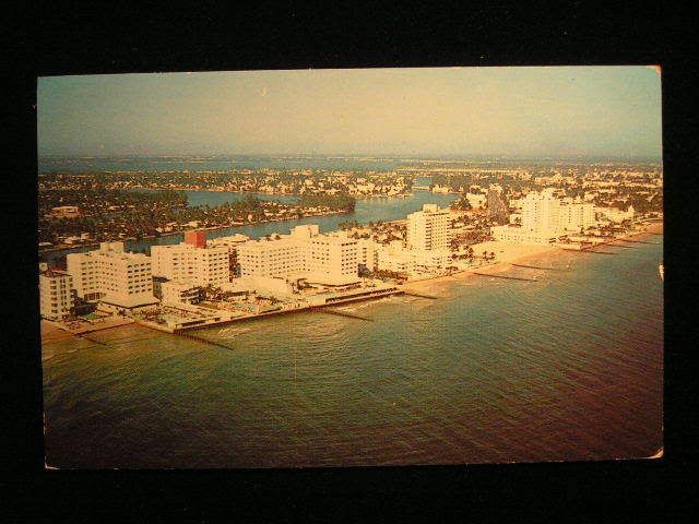 1950s Aerial, North Beach, Miami Beach, Florida PC not applicable