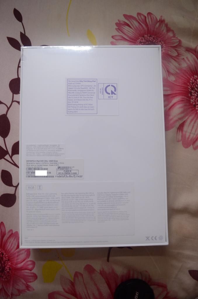 iPad Air 4G bản 16G White - full seal, chưa active - 2