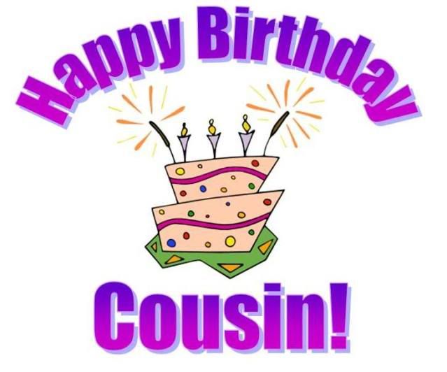 Happy Birthday Graphics For Facebook. Family Cousin Happy Birthday