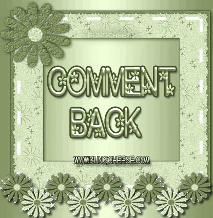comment back green flower facebook tag