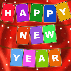 New Year Greetings Glitter Graphics For Mysapce Orkut Friendster Hi5 Blogger Websites Social Networking Sites Animated Gif